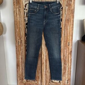 Mother High Rise Looker Crop in Pardon my French